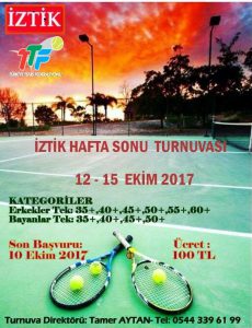 12-15 Ekim 2017 iztik haftasonu turnuvasi